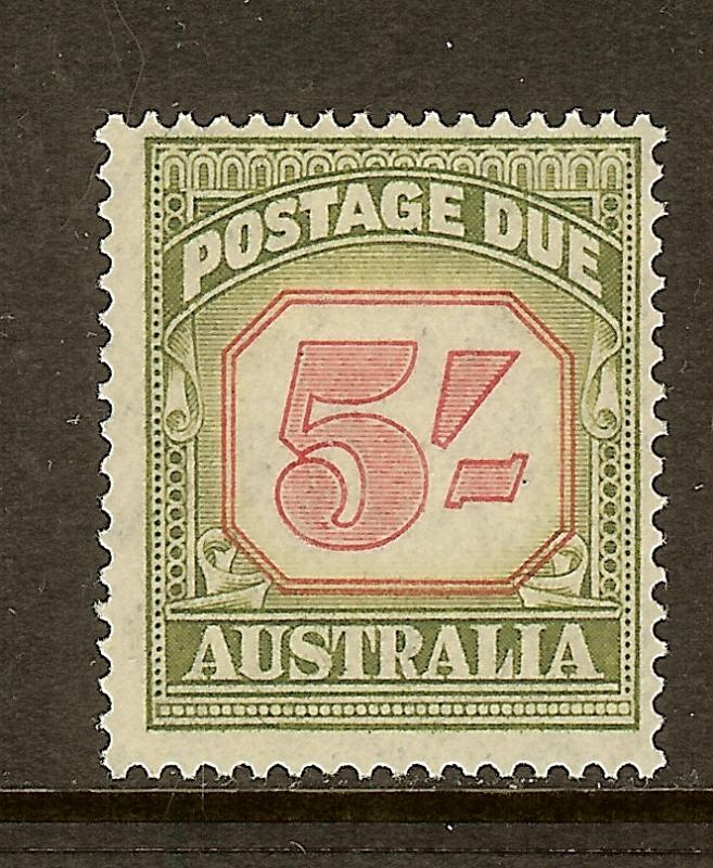 Australia, Scott #J83; 5sh Postage Due, MLH