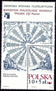 Poland B127 MNH 1972 Copernicus (an4147)