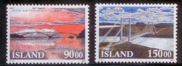 Iceland 1993 SC#766-7 MNH (L234)