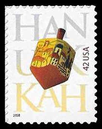 PCBstamps   US #4372 42c Hanukkah, MNH, (35)