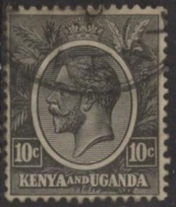 Kenya (KUT) 22 (used) 10c George V, black (1927)