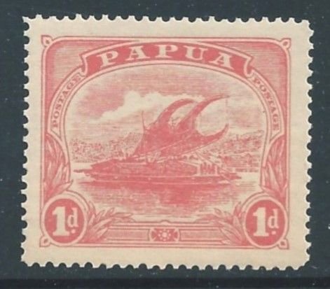 Papua New Guinea #51 NH 1p Lakatoi - Wmk. 74 - Perf 12 1/2