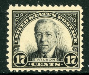 USA 1922 Wilson 17¢ Perf 11 x 11 Scott # 623 MNH B824