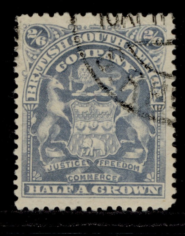 RHODESIA QV SG85, 2s 6d bluish grey, FINE USED. 