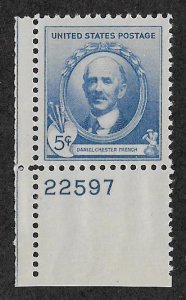 887,Mint plate # 22597