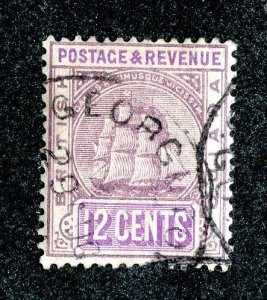 1905 British Guiana Sc # 165 used cv. $55 ( 9383 BCXX )