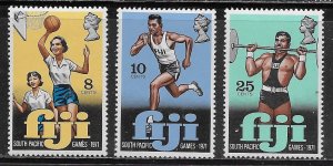 Fiji Scott #'s 321 - 323 MNH