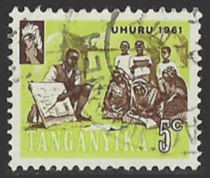 Tanganyika #45 (1961), postally used single