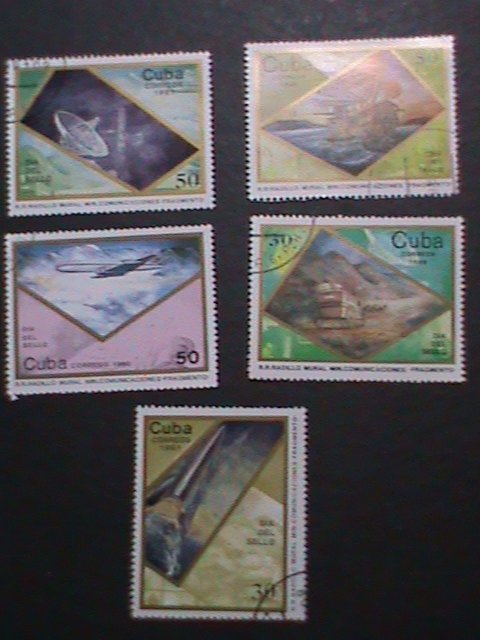 ​CUBA-VERY OLD CUBA-SPACE PROGRAMS STAMPS USED- VF WE SHIP TO WORLD WIDE.