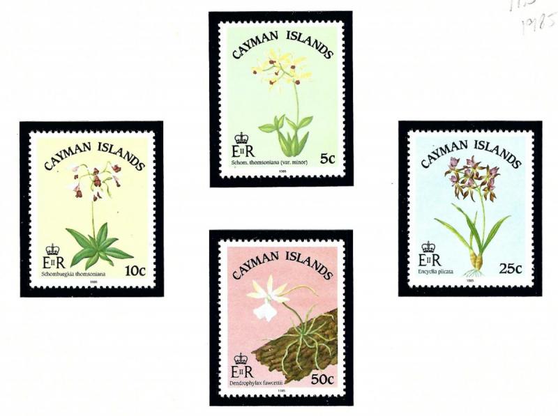 Cayman Is 535-38 MNH 1985 Flowers