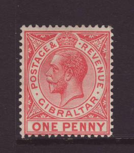 1921 Gibraltar 1d Wmk Script Mint