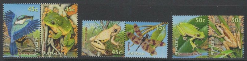 AUSTRALIA SG1907/12 1999 SMALL POND LIFE MNH