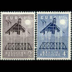 BELGIUM 1957 - Scott# 512-3 Europa Set of 2 NH