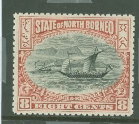 North Borneo #85v Mint (NH) Single