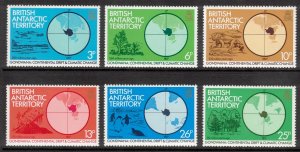 BRITISH ANTARCTIC 1982 Climate Change; Scott 86-91, SG 103-08; MNH