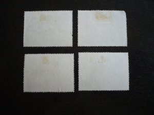 Stamps - Ceylon - Scott# 405-408 - Used Set of 4 Stamps