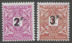 Mauritania J17-J18   Mint  SC $7.00