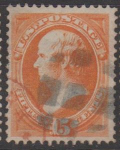U.S. Scott #152 Webster Stamp - Used Single