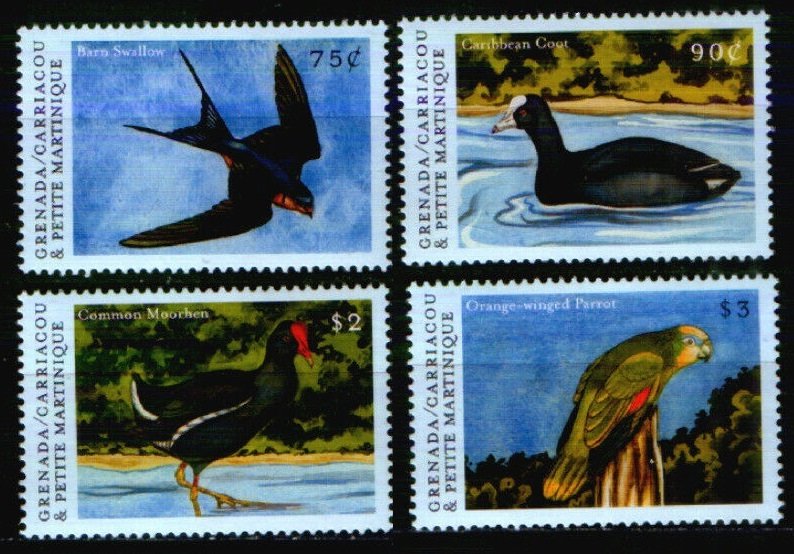 2000 Grenada Grenadines 3073-3076 Birds 6,50 €