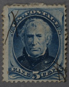 United States #179 Used VG Light Hand Cancel Two XX' in Opposite C...