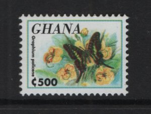 Ghana   #1836  MNH 1995  butterflies  500ce