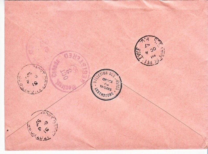 LUXEMBOURG Sc 329-31 on COVER OF 1957 - EUROPA