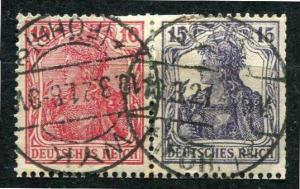 Germany 1918 Mi W12 Used Combination