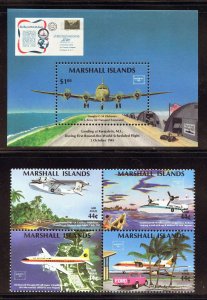 Marshall Islands 114, C6a MNH , AMERIPEX '86' Set from 1986.