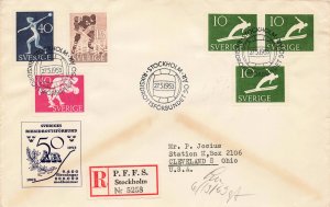 SWEDEN  444-48  FIRST DAY COVER FDC