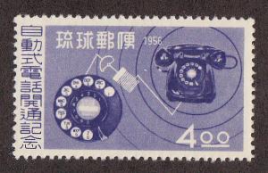 Ryukyu Islands Phone System (Scott #39) MNH 