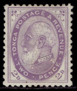 TONGA QV SG2ba, 2d bright violet, M MINT. Cat £50.