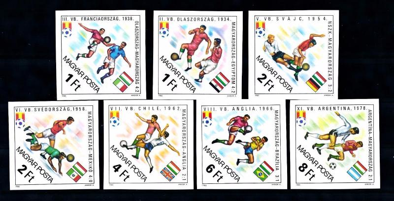 [59526] Hungary 1982 World Cup Soccer Football Spain Imperforated MNH