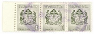 (I.B) KUT Revenue : Tanganyika Stamp Duty 10c