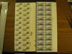 Long Plate Strips of 20, Scott 2039 & 2805, 29c & 20c Combo, MNH Beauties, Lot 2