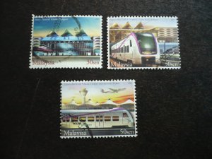 Stamps - Malaysia - Scott# 870-871 - Used Set of 3 Stamps