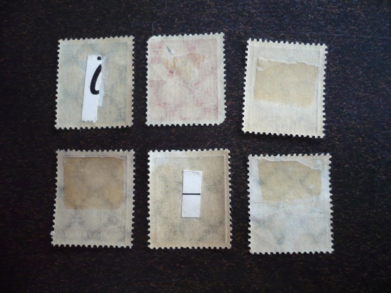 Stamps - Germany - Scott# 222-227 - Used Partial Set of 6 Stamps
