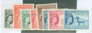 Somaliland Protectorate #128-135 Unused Single