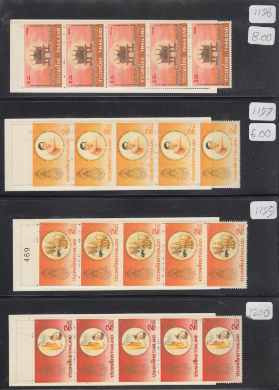 Thailand  MNH  booklet collection   cat $585.00 sell at 16%