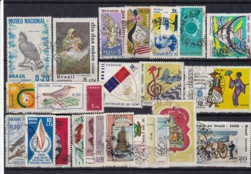 brasil vintage stamps ref r13940