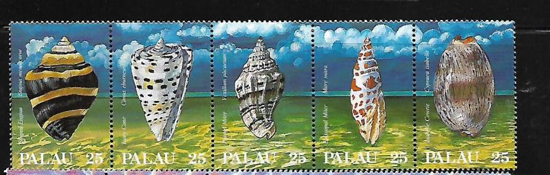 PALAU, 195a, MNH, SEASHELLS