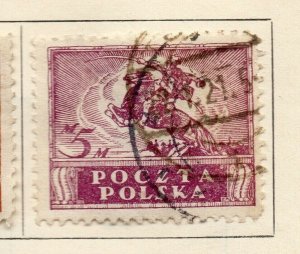 Poland 1919 Early Issue Fine Used 5M. NW-191972