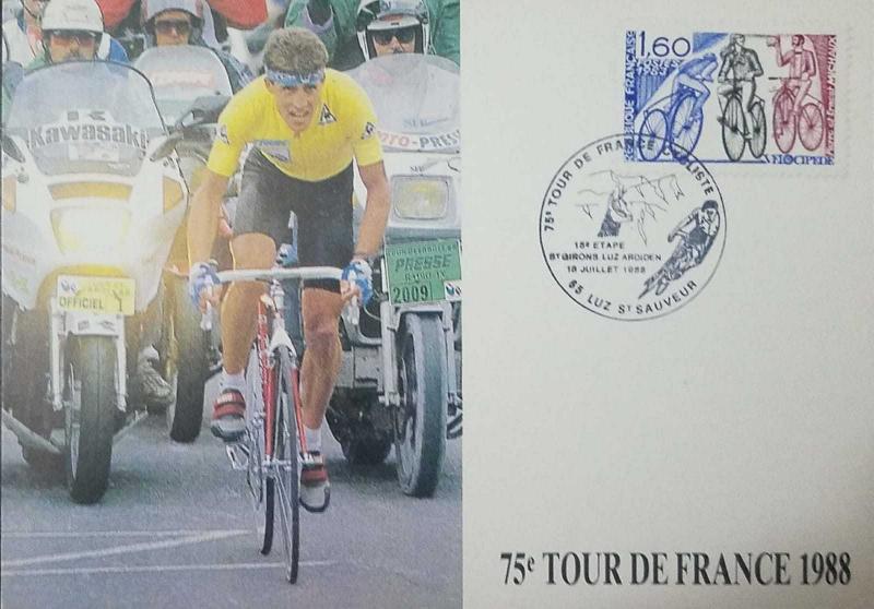 O) 1983 FRANCE. BICYCLE-TOUR DE FRANCE CYCLISTE -ST GIRONS LUZ ARDIDEN,  PEDRO D