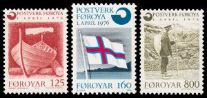 Faroe Islands Scott 21-23 (1976) Mint NH VF Complete Set C