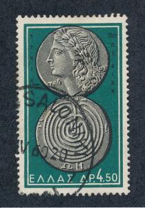  Greece 1959 Scott 646 used - 4.50d, ancient coins