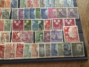 Sweden mounted mint or used stamps  A12401