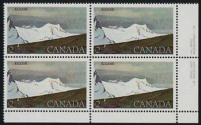 Canada 727 BR Block Plate 1 MNH Kluane National Park