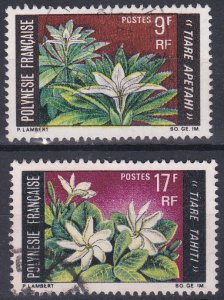 French Polynesia Sc #245-246 Used