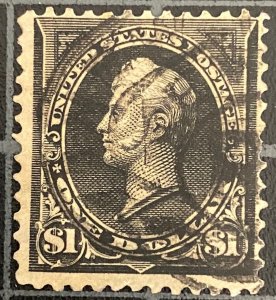 US Stamps - SC# 276 - Used  - Paper On Back - Catalog Value = $95.00