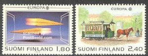 Finland 1988, Europa, transport and communication 2v, MNH