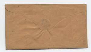 1855 Leopold IN manuscript postmark #11 cover with letter [h.4456]